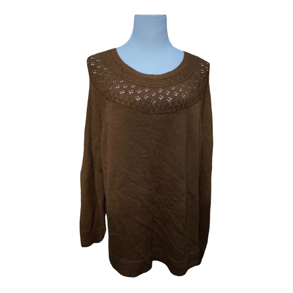 Sonoma Brown Crew Neck Sweater